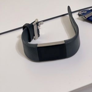 Fitbit charge 2, barely worn! Comes with spare navy blue  watch band, never used